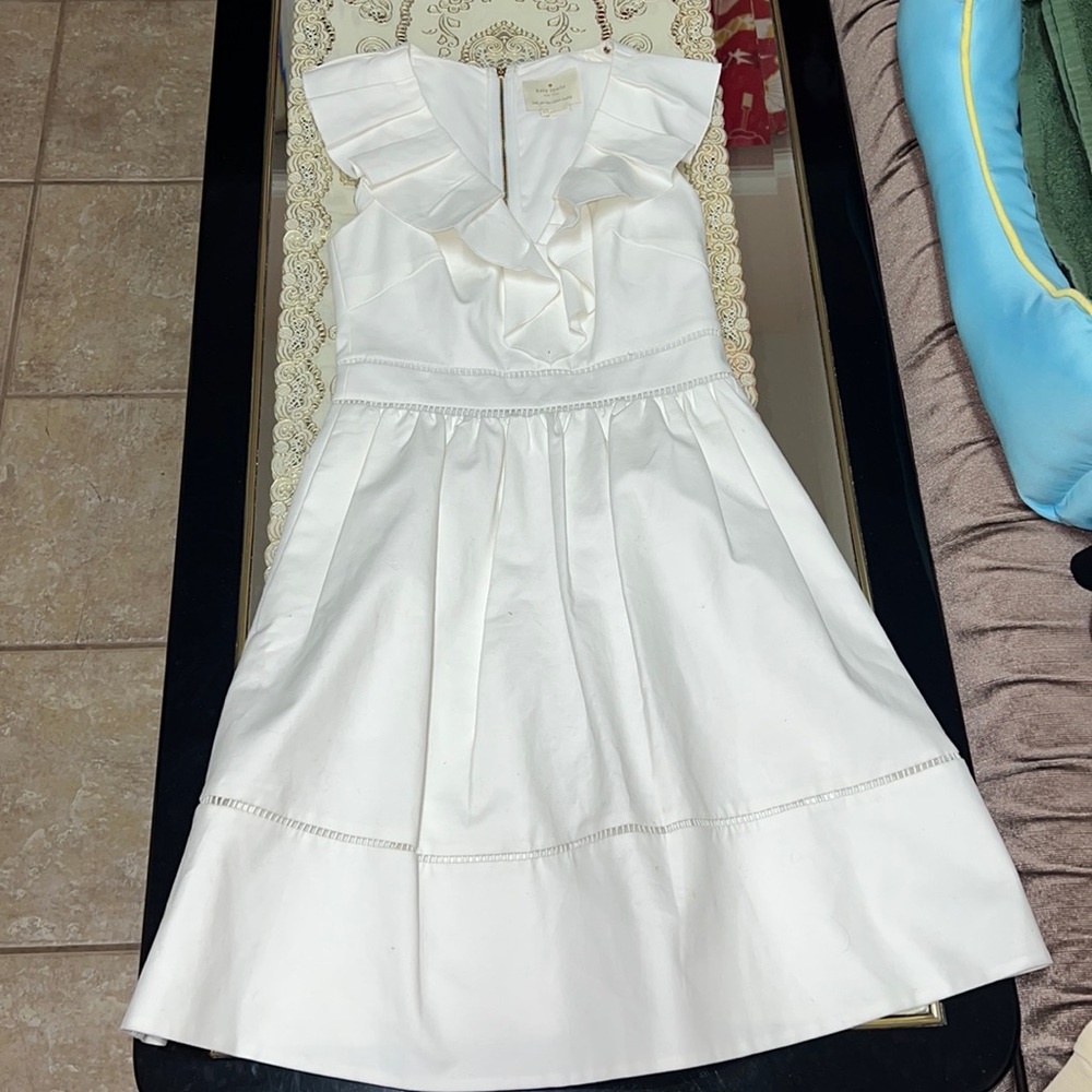 Kate Spade white fit and flare sundress